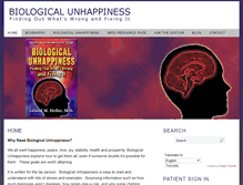 Tablet Screenshot of biologicalunhappiness.com